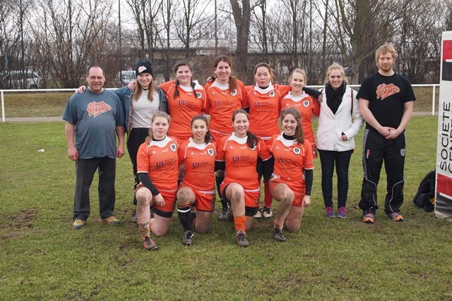 Das 7er-Rugby Frauen Team der RG Heidelberg